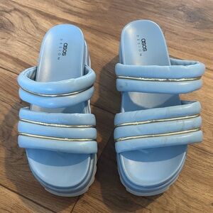 ASOS Blue Slide Sandals